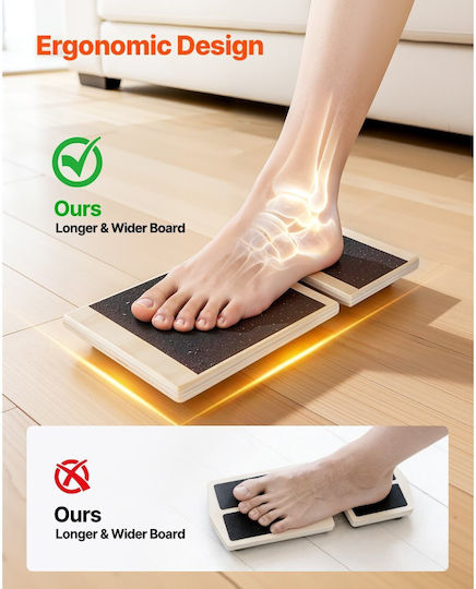 Vevor Black Balance Board 11.8x5.5x3cm