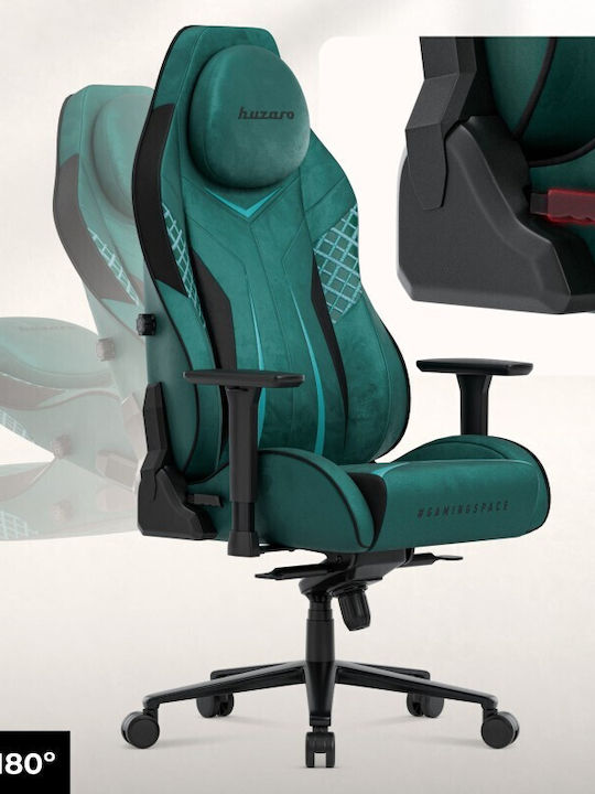 Huzaro Force 8.3 Fabric Gaming Chair with Adjustable Arms Green