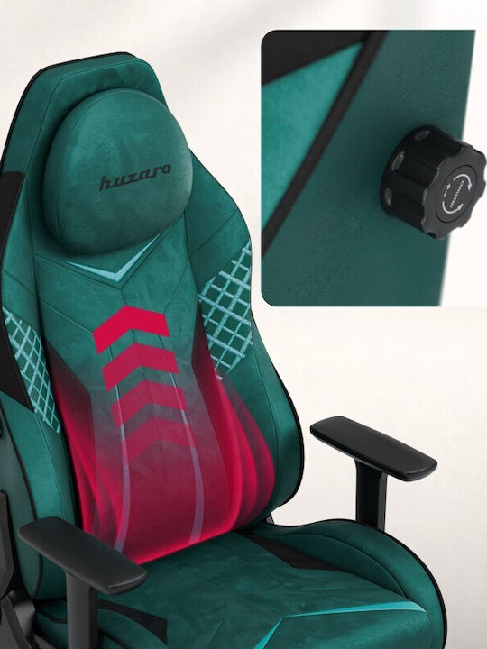 Huzaro Force 8.3 Fabric Gaming Chair with Adjustable Arms Green
