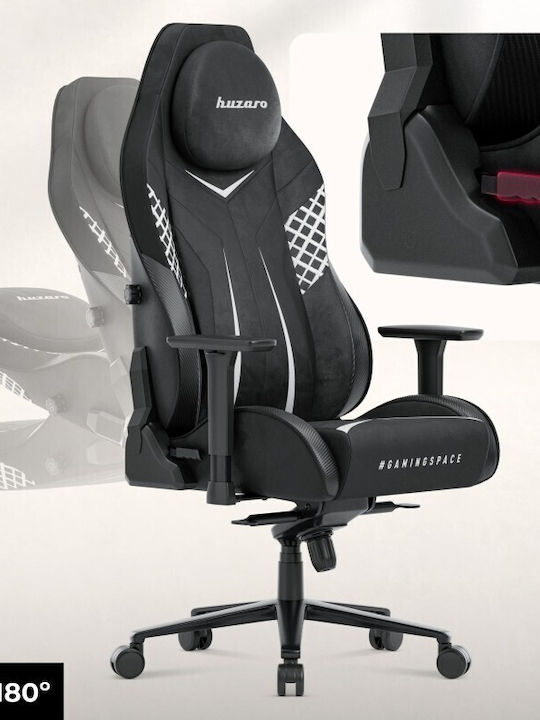 Huzaro Force 8.3 Υφασμάτινη Καρέκλα Gaming με Ρυθμιζόμενα Μπράτσα Μαύρη