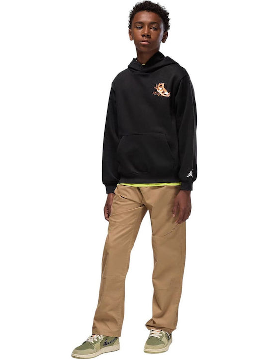 Kids Sweatshirt with Hood Black