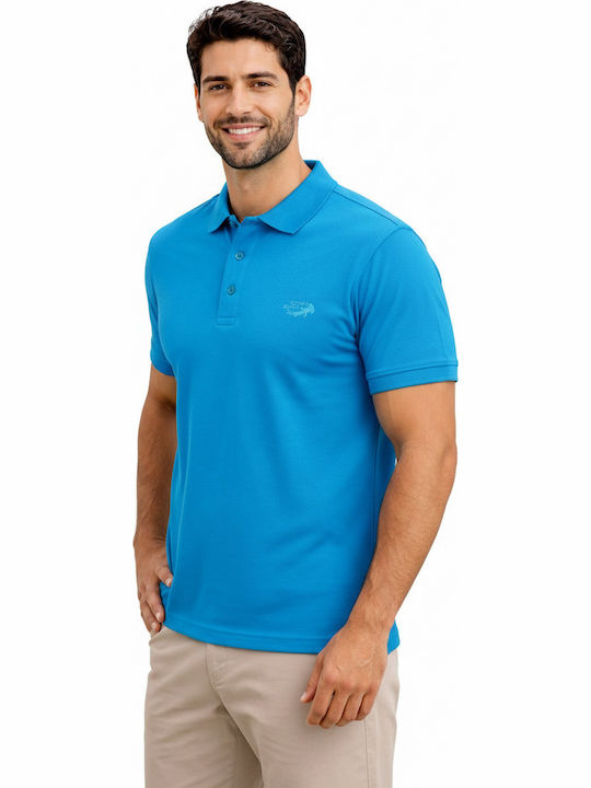 Polo Short Sleeve Light Blue Blouse