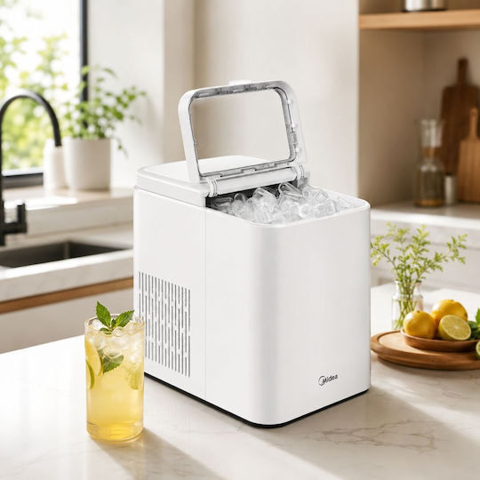 Midea Eismaschine mit Täglicher Eisproduktion 12kg