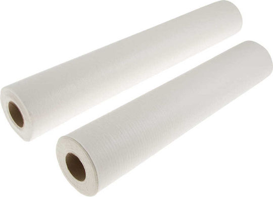 Εξεταστικό Ρολό Non Woven Πλαστικοποιημένο 60εκ. x 70μ. Λευκό
