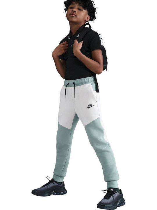 Kids Sweatpants White Sportswear Tech