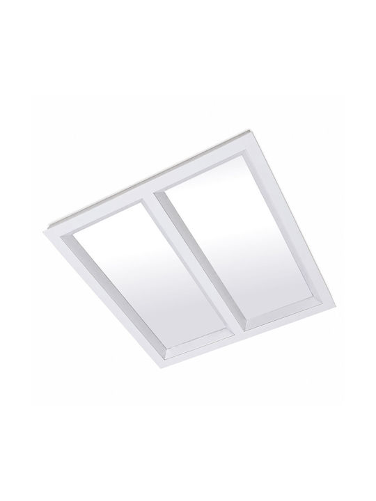 Skylight Full Spectrum 632*632*40mm 100w Ra95 150lm/w Cct 230v