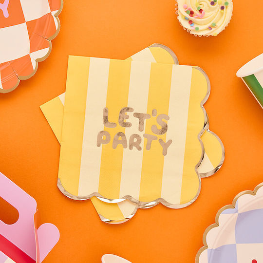 Χαρτοπετσέτες "let's Party" Playful Brights 16τμχ