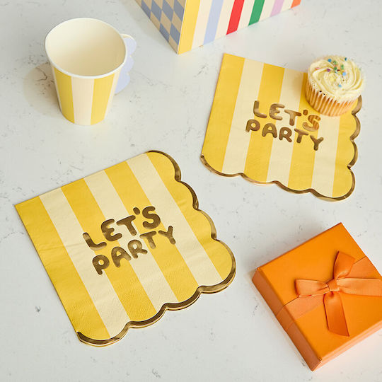 Χαρτοπετσέτες "let's Party" Playful Brights 16τμχ