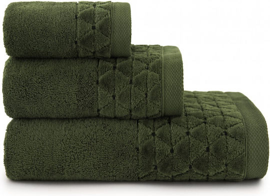 Zwoltex Facecloth Oscar 50x100cm Green Weight 500gsm