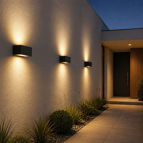 Zambelis Lights Wandmontiertes Außenbeleuchtung LED 5W 13cm Zambelis Lights Wandmontiertes Außenbeleuchtung LED 5W 13cm