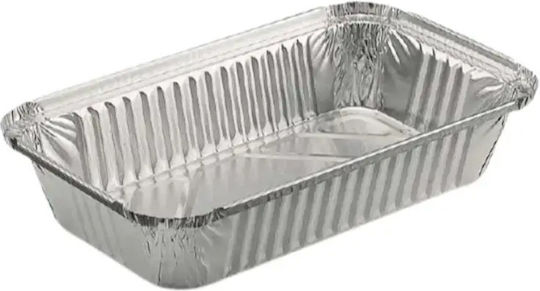 Disposable Aluminum Tray 247x145x44mm 1200cc Italy R-66l
