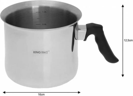 KING Hoff Βραστήρας Barista 1.5lt Inox