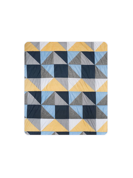 Завивка Единична с Пълнеж Микрофибър 150x210см Многоцветна 150 GSM
