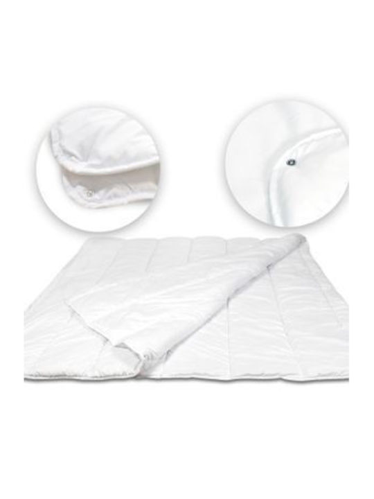 AIO Factory Πάπλωμα Μονό με Γέμιση Microfiber 160x200εκ. Λευκό