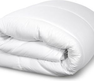 AIO Factory Doppel-Steppdecke mit Mikrofaser-Ausfüllen 200x220cm Weiß