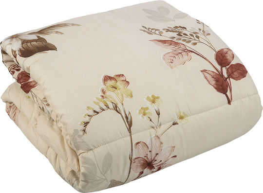 Единично 150x210 см Бежово