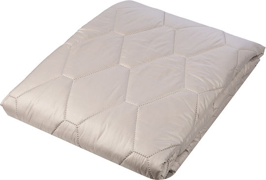 Πάπλωμα Μονό με Γέμιση Microfiber 150x210εκ. Gray Taupe 300 GSM
