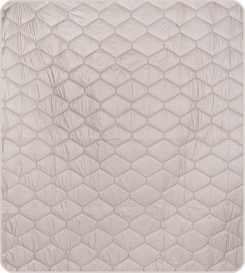 Πάπλωμα Μονό με Γέμιση Microfiber 150x210εκ. Gray Taupe 300 GSM