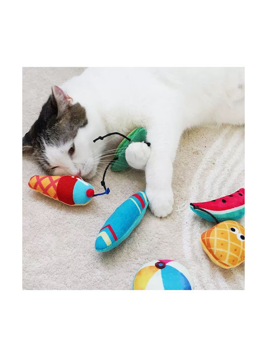 Плюшени Котешки Играчки Tropical Treats Комплект Ананас И Сладоледена Фунийка