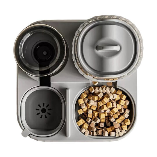 Pet's Choice Futter- und Wasserschale für Hund & Katze mit Gestell 800ml in Grau Farbe