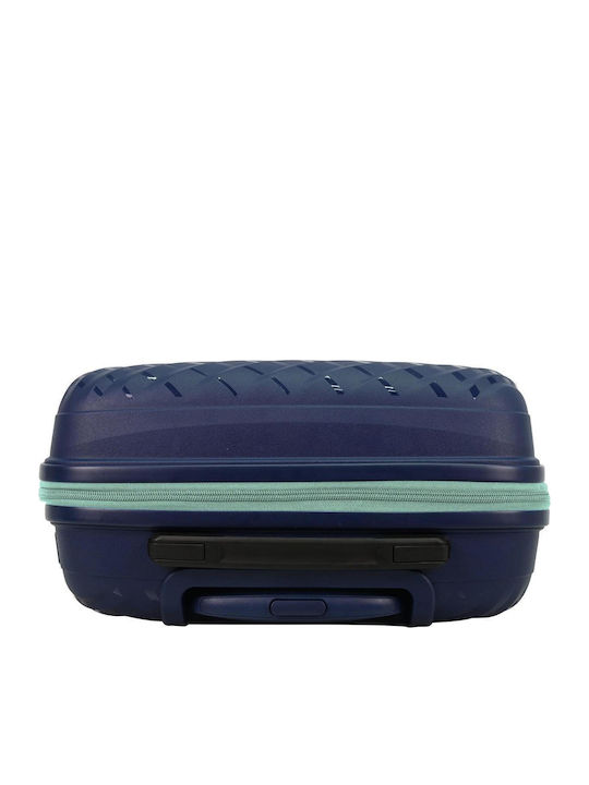 Paulter Cabin Hard Blue Travel Suitcase Height 55cm