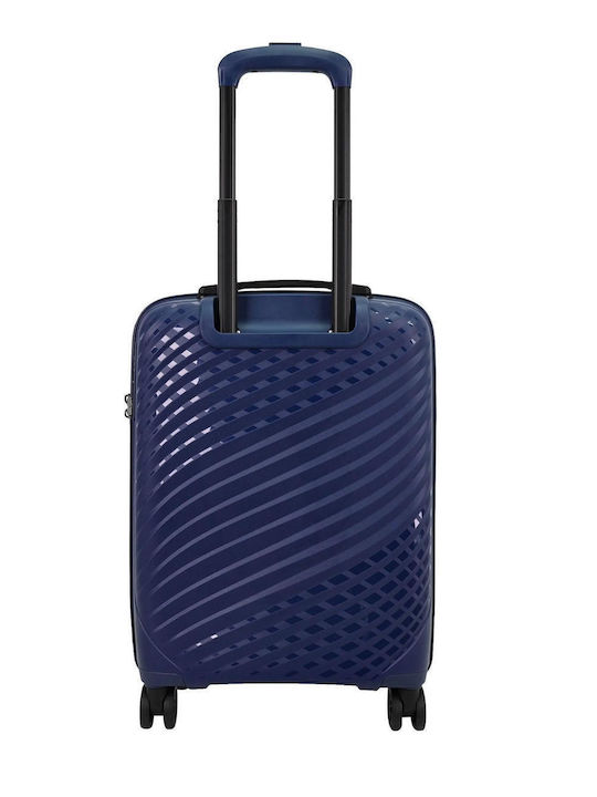 Paulter Cabin Hard Blue Travel Suitcase Height 55cm