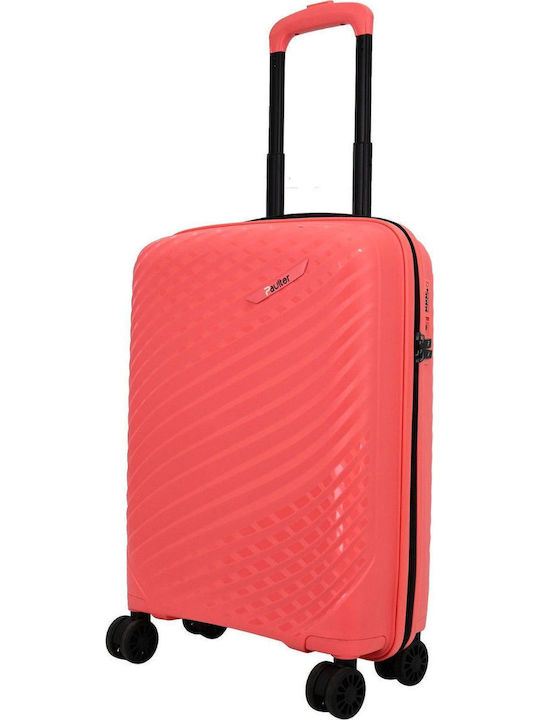 Paulter Cabin Hard Travel Suitcase Peach 55cm Height