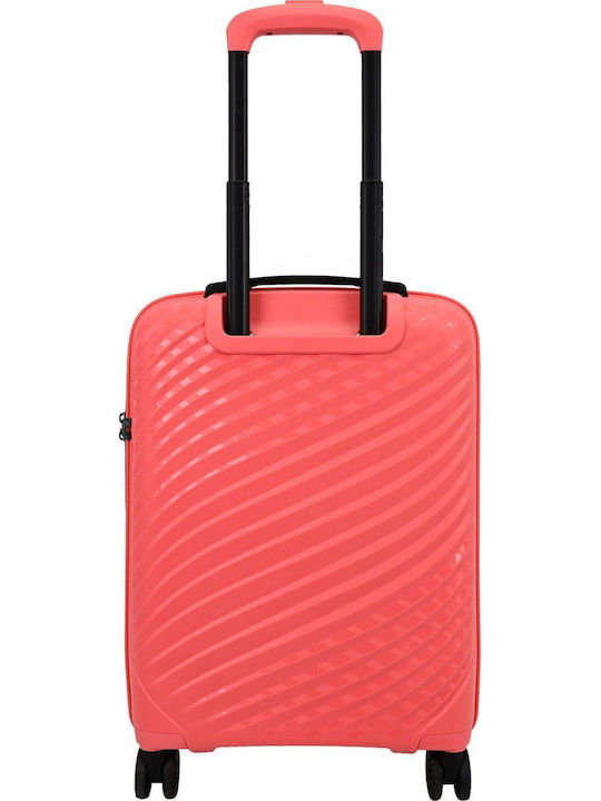 Paulter Cabin Hard Travel Suitcase Peach 55cm Height