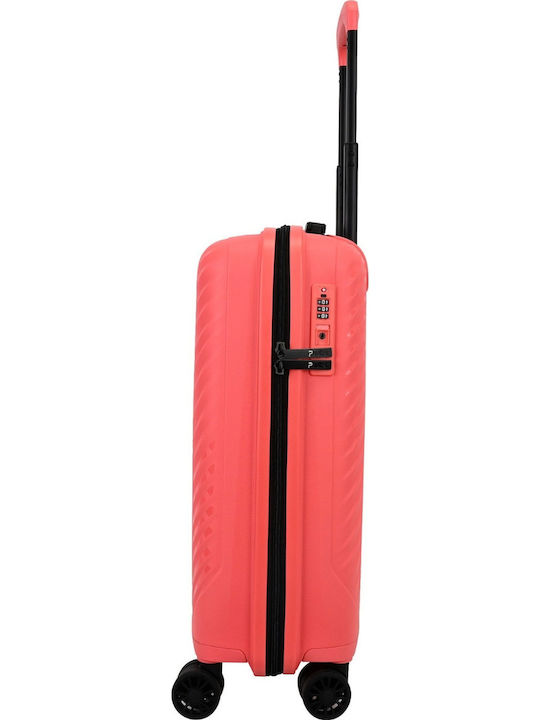 Paulter Cabin Hard Travel Suitcase Peach 55cm Height