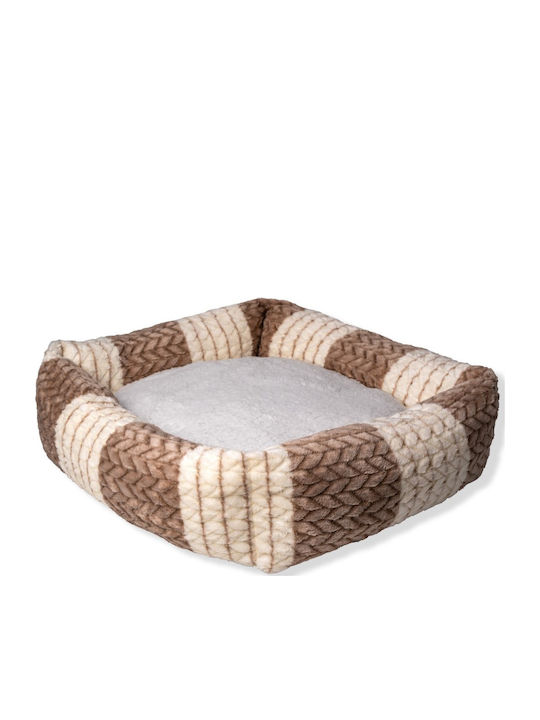 Pet's Choice Καναπές Κρεβάτι Σκύλου Καφέ 60x55εκ.