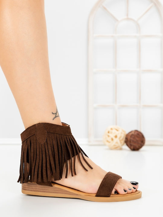 Sandale Casual Damă Maro