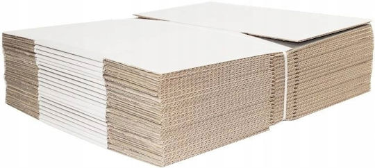 Кутия за опаковане Бяла П45 x Ш35 x В8см