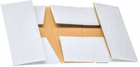 Verpackungskarton Weiß P25 x B20 x H8cm