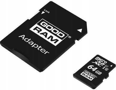 GoodRAM 64GB Class 10 UHS-I 100MB/s με αντάπτορα