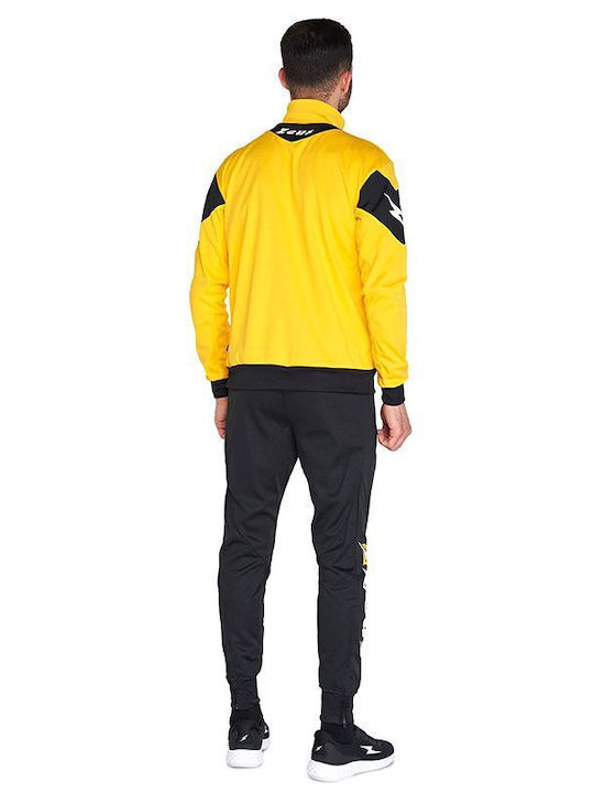 Herren-Sweatpants Set - Jogginganzug Gelb/Schwarz
