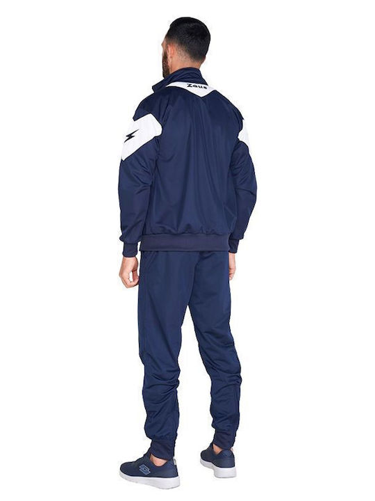 Glossy Navy/White Tracksuit Set