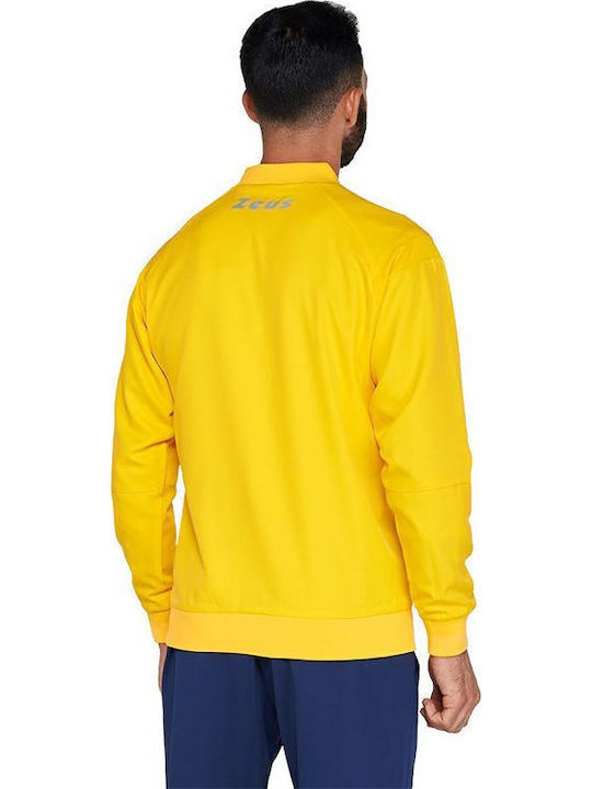 Herren Sweatshirt Mit Kapuze Gelb