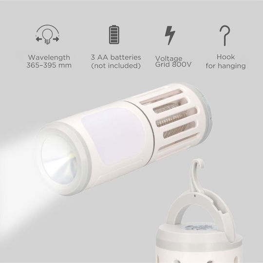 EDM Grupo LED Battery Lighting Accessory for Camping with Flashlight 90lm 6W White