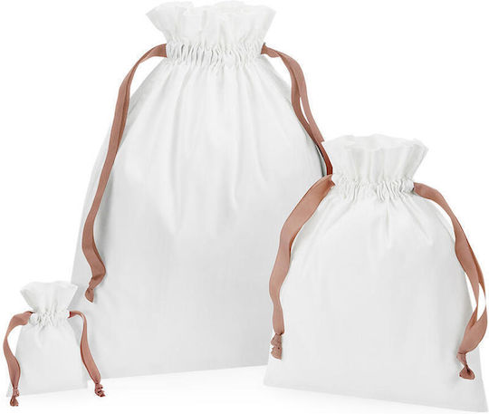 Westford Mill Fabric White Gift Pouch 121cm
