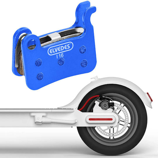 Avizar Plăcuțe de frână organice pentru Xiaomi Scooter 3 Pro 4 Negru