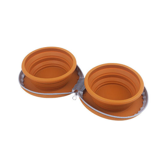 Pet's Choice Silikon Futter- und Wasserschale für Hund & Katze 2x