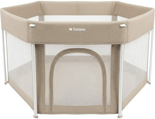 Tulano Patut pliabil cu saltea bej 70cm