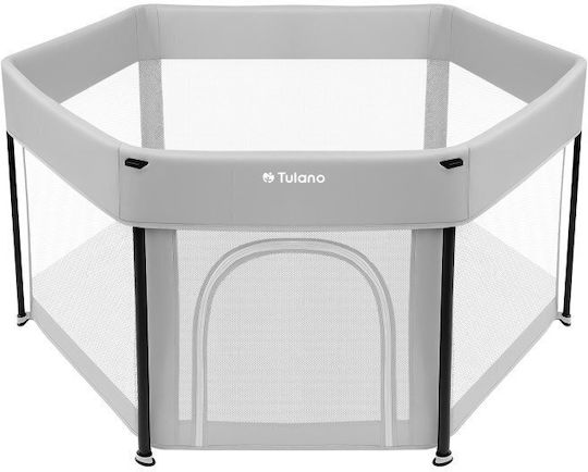Tulano Loc De Joacă Cu Saltea Gri 125x70cm