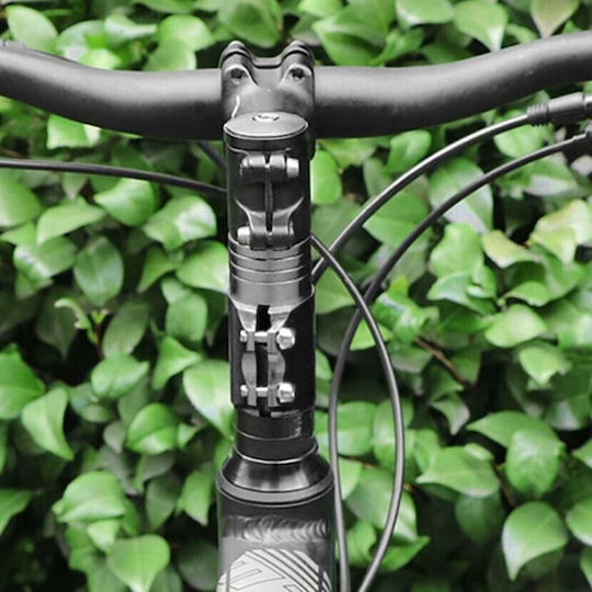 Extensor Tije De Ghidon Pentru Biciclete Zola Reglabil Pe Înălțime Lungime Totală 12 Cm Diametru Tijă 28 6 Mm 4 Inele Spacer Șurub De Fixare Cap Montare Aliaj De Aluminiu Negru