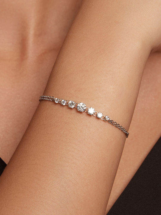 Daskalakis Daskalakis Damen Armband Kette Aus Leder Mit Diamant Daskalakis Daskalakis Damen Armband Kette Aus Leder Mit Diamant