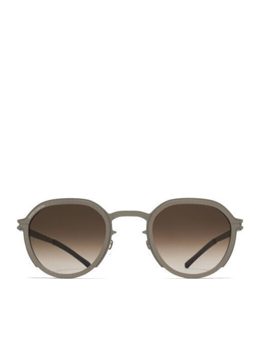 Mykita Sonnenbrillen Grüne mit Metallischem Rahmen