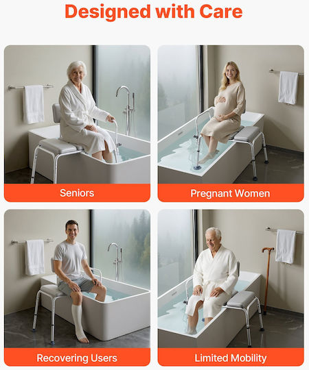 Vevor Toilet Chair with Backrest GDSYGZYTLSLB1UMXX001V0