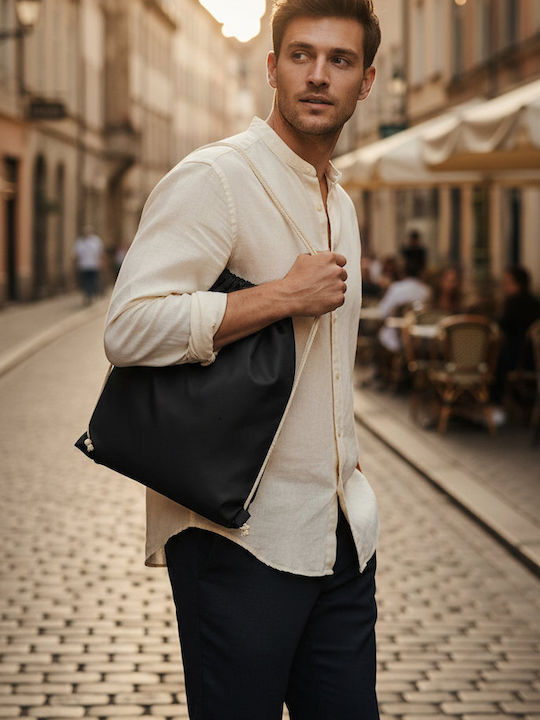 Geantă Sacose De Cumparaturi Pungă Backpack-1ds Sg Accessories Rucsac Din Bumbac Cu Șnur Negru Geantă Sacose De Cumparaturi Pungă Backpack-1ds Sg Accessories Rucsac Din Bumbac Cu Șnur Negru