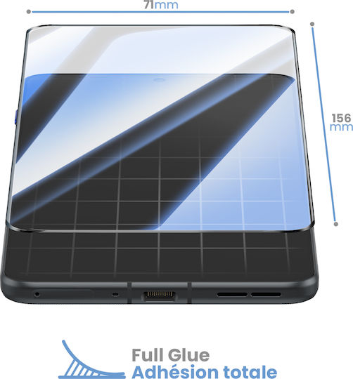 Avizar Screen Protector Motorola Edge 70 Tempered Glass Full Glue 5d Black Transparent