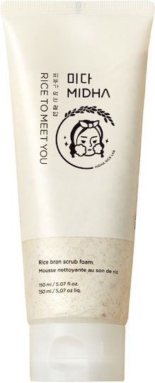 Midha Exfoliant de duș cu tărâțe de orez 150ml